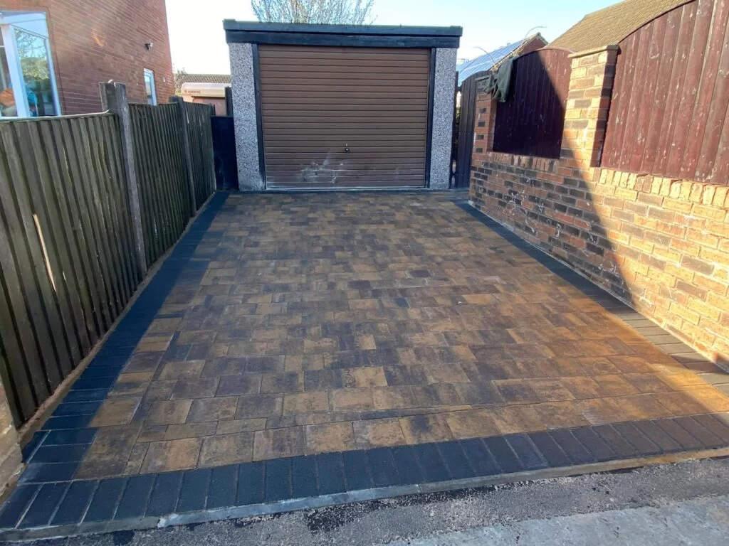 gallery-block-paving-42 Yellow Block Paving with grey block border